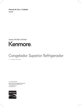 Kenmore 24 cu. ft. Top-Freezer Refrigerator w/ Internal Water Dispenser - Black El manual del propietario