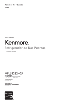 Kenmore 26 cu.ft. Capacity Side-by-Side Refrigerator w/ Grab-N-Go Door El manual del propietario