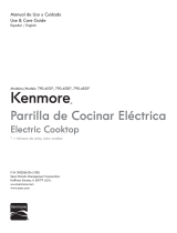 Kenmore 30'' Electric Cooktop - Black Guía del usuario