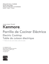 Kenmore 30'' Electric Cooktop - Black Guía del usuario