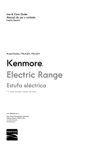 Kenmore 4.2 cu. ft. Self-Clean Drop-In Electric Range - Black Guía del usuario