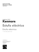 Kenmore 5.3 cu. ft. Self-Cleaning Electric Range - Black El manual del propietario