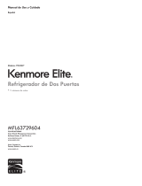 Kenmore EliteElite 22 cu.ft. Capacity Side-by-Side Refrigerator w/ Dispenser ENERGY STAR
