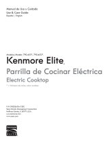 Kenmore Elite Elite 30'' Electric Cooktop - Black El manual del propietario