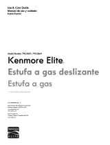 Kenmore Elite 4.5 cu. ft. Slide-In Gas Range - Black Guía del usuario