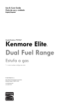 Kenmore Elite 5.5 cu. ft. Dual-Fuel Range w/ True Convection - Stainless Steel Owner's Manual (Espanol)