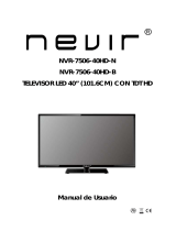 Nevir NVR-7506-40HD-N Manual de usuario
