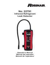 Robinair Infrared Refrigerant Leak Detector 22791 Manual de usuario