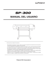 Roland Printer SP-300 Manual de usuario