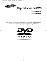 Samsung DVD-P250K Manual de usuario