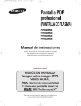 Samsung PPM63M6H Manual de usuario