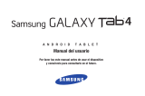 Samsung Galaxy Tab4 Manual de usuario