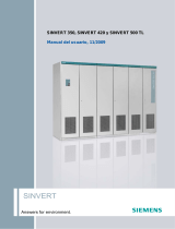 Siemens SINVERT 350 Manual de usuario