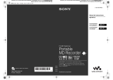 Sony WALKMAN MZ-RH710 Manual de usuario