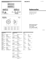 Sony XS-L1235/L1035 Manual de usuario