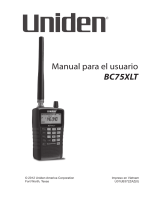 Uniden BC75XLT El manual del propietario