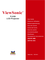 ViewSonic PJ358 Manual de usuario