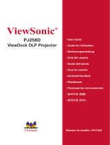 ViewSonic Projector PJ258D Manual de usuario