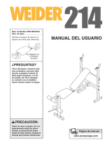 Weider WEEVBE3522 Manual de usuario