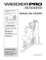 Weider WEEVSY3426.1 Manual de usuario