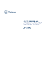 Westinghouse LED TV Set Manual de usuario