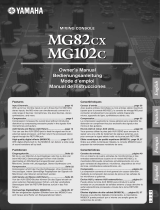 Yamaha MG102C Manual de usuario