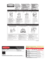 Rubbermaid Commercial Products RCP9F54TBL Instrucciones de operación