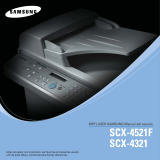 Samsung SCX-4521F Manual de usuario