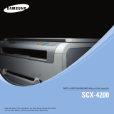 Samsung Samsung SCX-4220 Laser Multifunction Printer series El manual del propietario