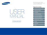 Samsung SAMSUNG ES90 Manual de usuario