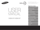 Samsung SAMSUNG WB850F Manual de usuario