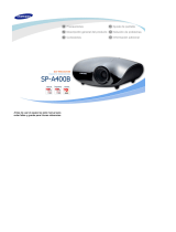 Samsung SP-A400B Manual de usuario