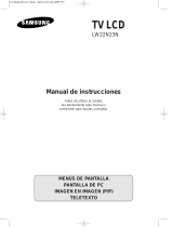 Samsung LW22N23N Manual de usuario