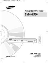 Samsung DVD-HR720 Manual de usuario
