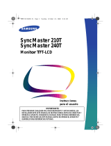 Samsung SYNCMASTER 240T Manual de usuario