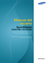 Samsung S27A750D Manual de usuario