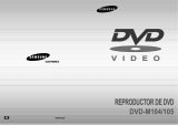 Samsung DVD-M105 Manual de usuario