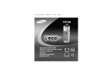 Samsung YP-55V Manual de usuario