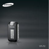 Samsung YP-F2RXB Manual de usuario