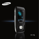 Samsung YP-T9BQB Manual de usuario