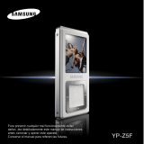 Samsung YP-Z5FZS Manual de usuario