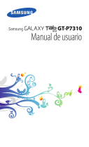 Samsung Galaxy Tab 8.9 Wi-Fi Manual de usuario