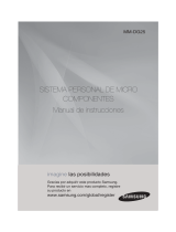 Samsung MM-DG25 Manual de usuario