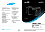 Samsung Digimax 301 Manual de usuario