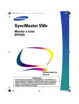 Samsung 550V Manual de usuario