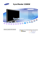 Samsung 932GW - SyncMaster - 19" LCD Monitor Manual de usuario