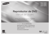 Samsung DVD-E370 Manual de usuario