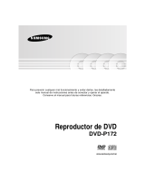 Samsung DVD-P172 Manual de usuario