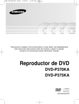 Samsung DVD-P375KA Manual de usuario