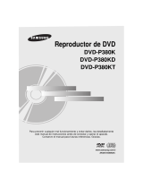 Samsung DVD-P380K Manual de usuario